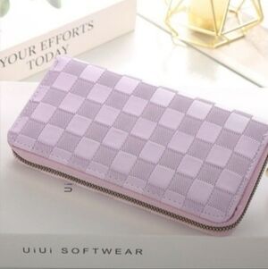 Zenna Outfitters-Vegan Zip-Around Wallet - (Lilac 💜)